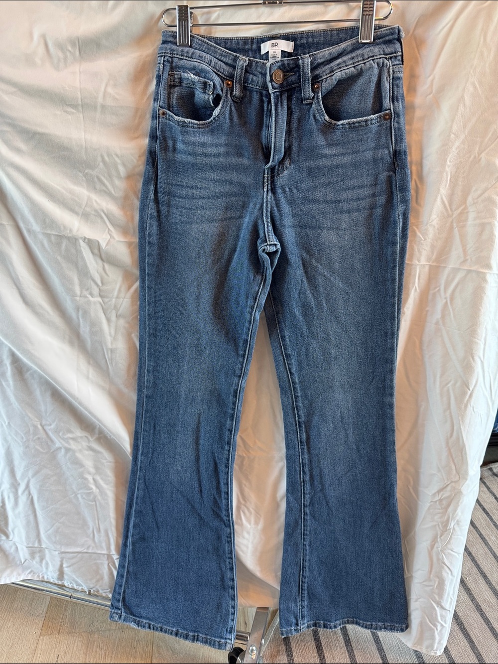 bp Flared Wide-Leg Jeans in Medium Blue Wash